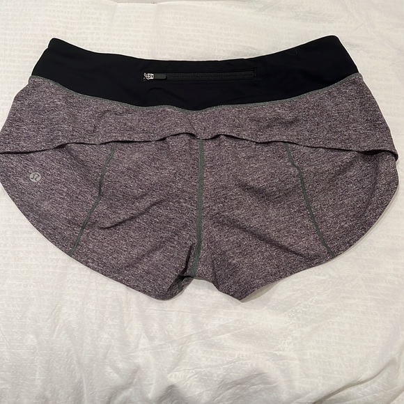 Grey lululemon speed up shorts! - Picture 2 of 3